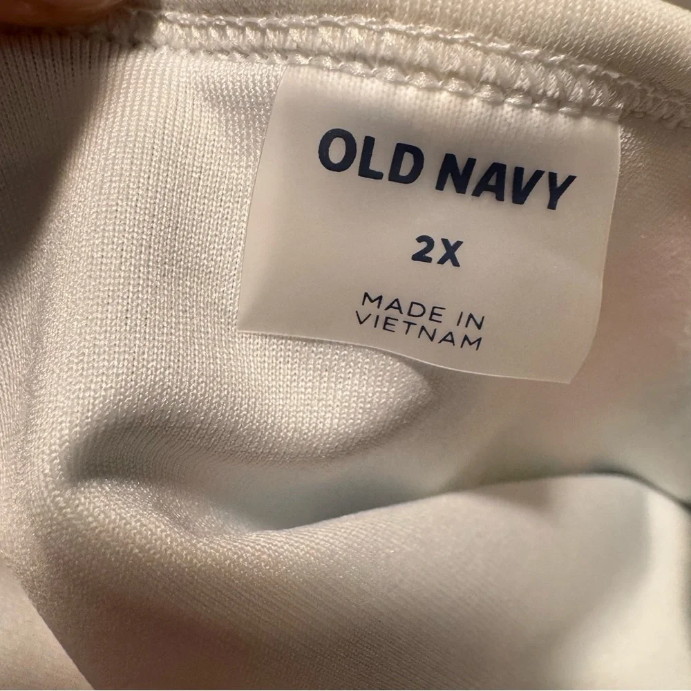 NWT Old Navy Half Zip Floral Blue and Pink One Piece Swimsuit Plus Size